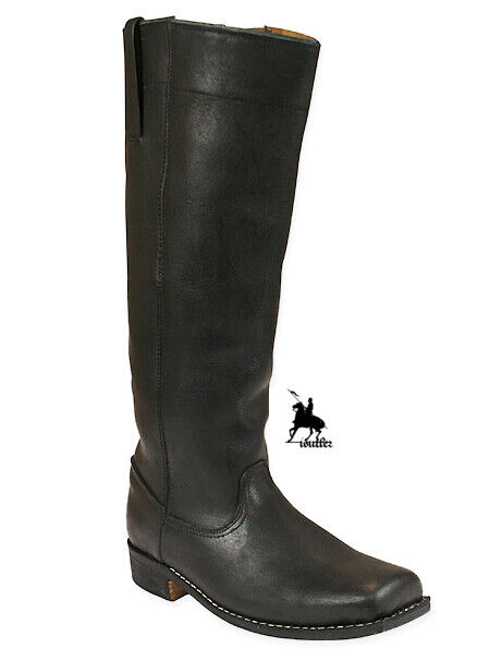 Cavalry Ridding Boot Black Leather