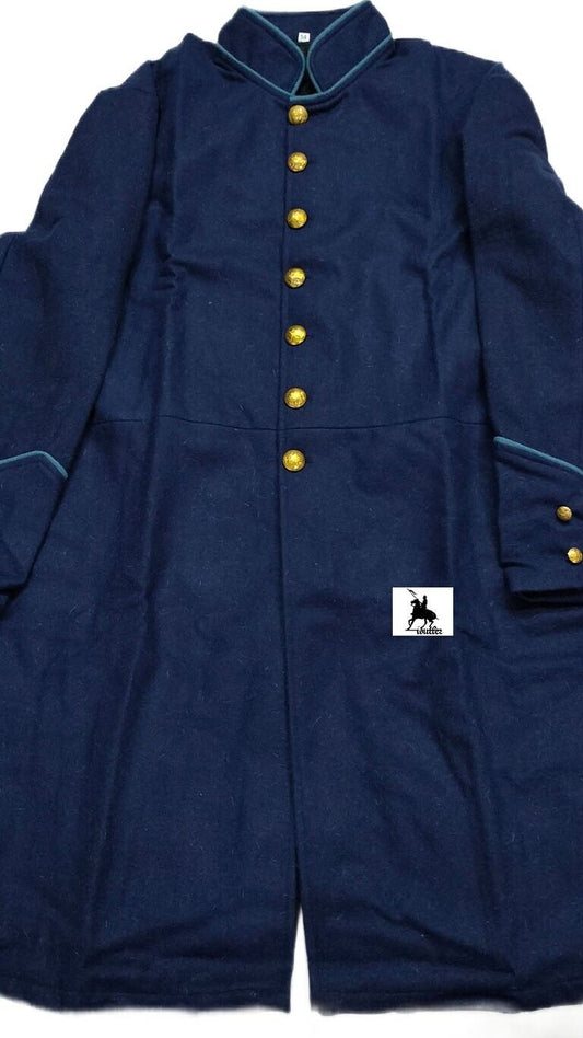 Frock Coat Civil War Size 50 With Light Blue Trim