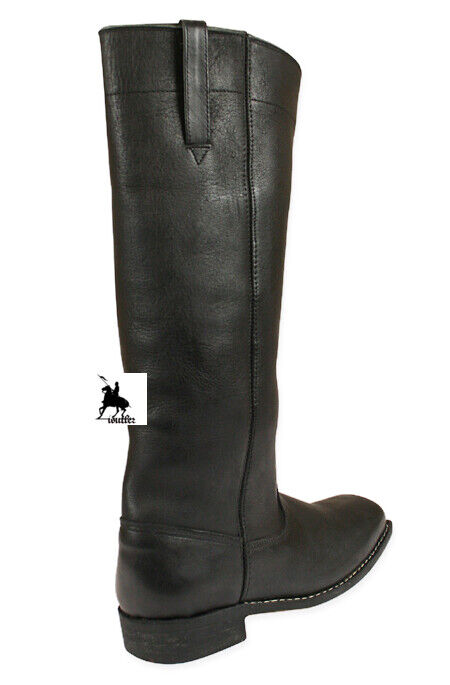 Cavalry Ridding Boot Black Leather