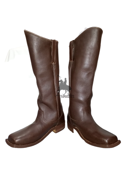 Brown Cavalry Boots - Sizes 5-15 - Highest Quality - Civil War