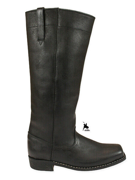 Cavalry Ridding Boot Black Leather