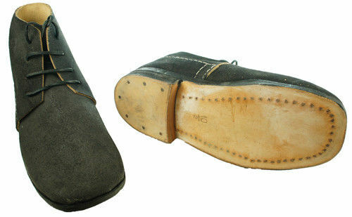 Brogans - Sizes 4-15 - Black Leather - Civil War