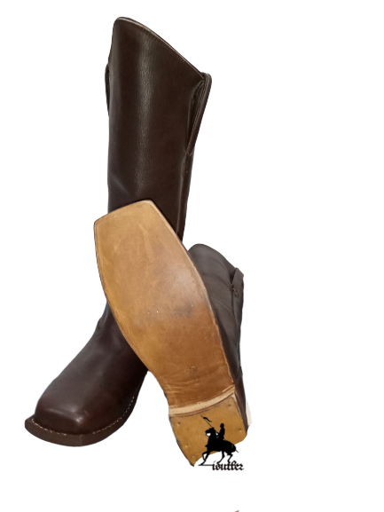 Brown Cavalry Boots - Sizes 5-15 - Highest Quality - Civil War