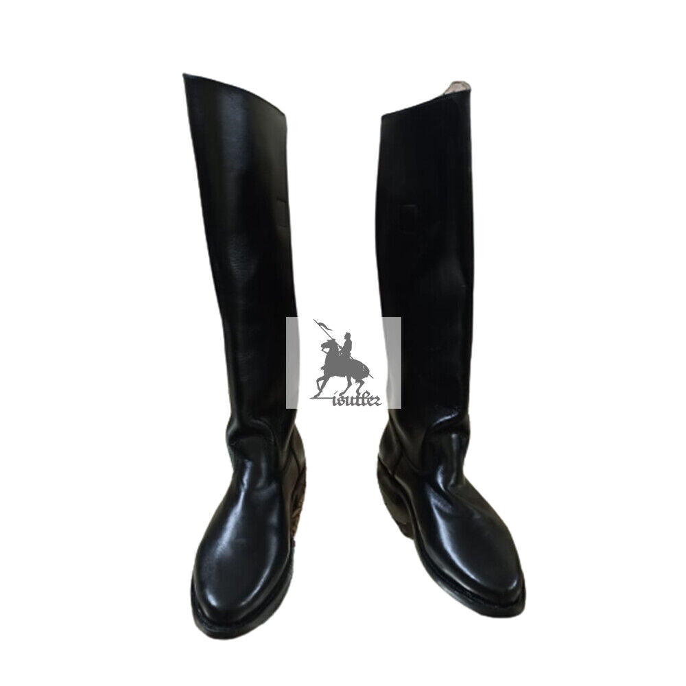 Handmade Leather Long Boot Pointed Toe