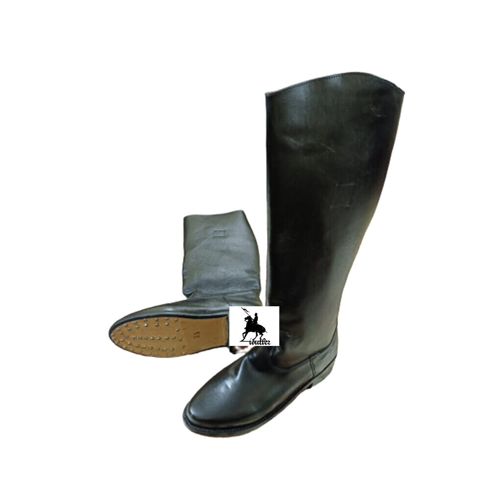 Handmade Leather Long Boot Pointed Toe